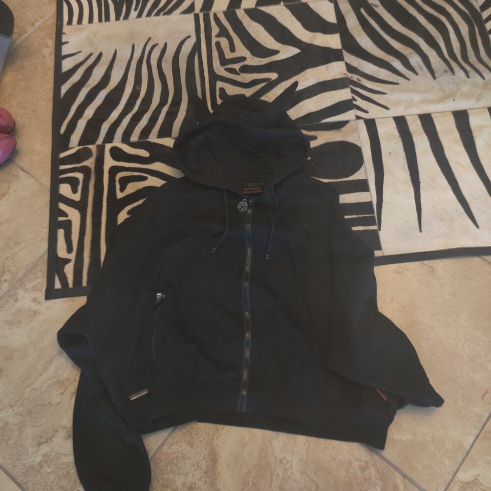 Hot Topic Queen of darkness devil ear sweatshirt XXL New vintage Y2K